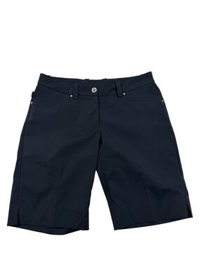 Abacus Women's Blue Golf Shorts Stretch Performance Bermuda Size 36/6